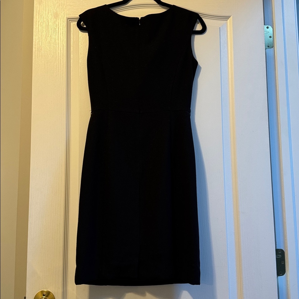 White House Black Market Black Ruffle Mini Dress - Picture 8 of 8